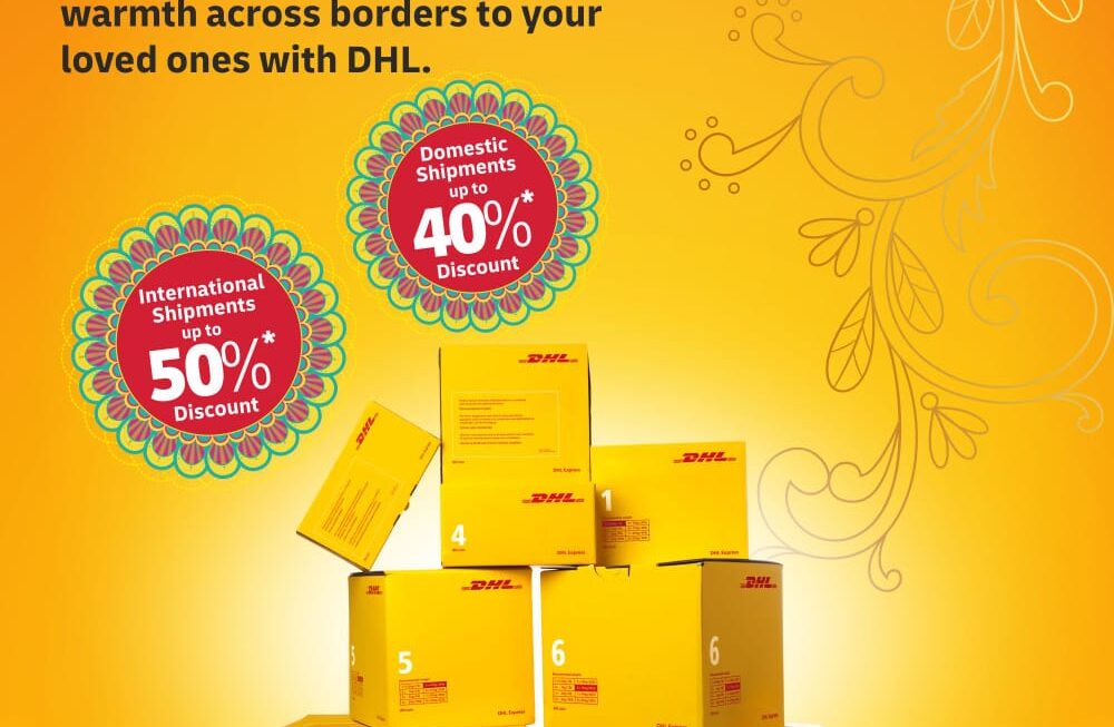 DHL EXPRESS ने दिवाली पर भारत के अंतर्राष्ट्रीय शिपमेंट के लिए 50% तक की छूट दी, जानें कब तक रहेगा यह ऑफर